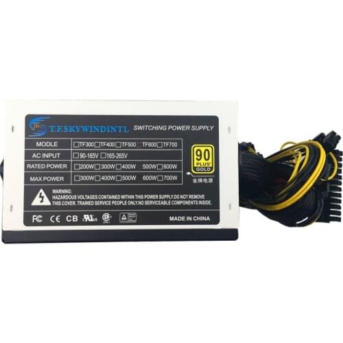 12V PSU 600W power supply Desktop 600W ATX PSU 600W PC Power Supply LED Gaming 120MM Fan PC Power computer PSU ATX 24pin SATA