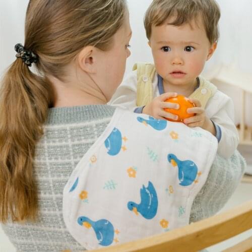 Baby Bath Towel Baby Facecloth Handkerchief 6Layers Muslin Cotton Newborn Burp Cloth Soft Absorbent Gauze Kindergarten Washcloth