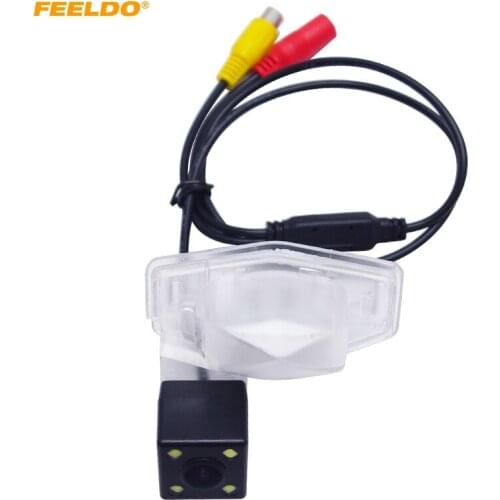 FEELDO Car Parking Backup Camera For Honda Vezel/Elysion /Odyssey/Jade with LED Board Rear View Camera#1446