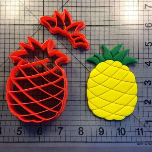 Fruit Pineapple Cookie Cutting Kitchen Baking Supplies Cake Icing Decoration Mold Soft Candy Tool Set 3D Customized Printing