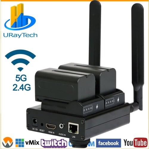 HEVC H.265 H.264 HDMI to IP Video Encoder Live Streaming Broadcast Encoder for HDMI to RTMP RTMPS SRT RTSP YouTube Facebook Live