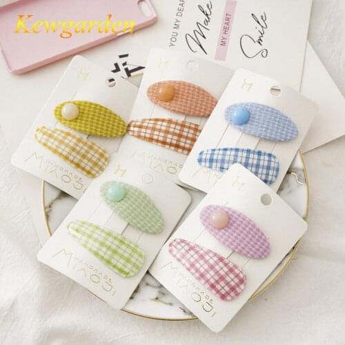 Kewgarden BB clip cute candy bangs clip hair accessories 5sets