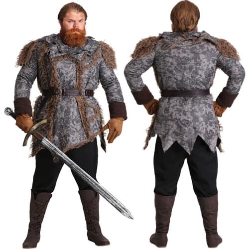 Halloween Adult Role Play The Viking savage Vikings Gone Wild cosplay warrior costume