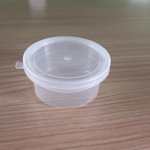 Round Slime Foam Ball DIY Printing Craft Storage Containers Organizer Box with Lids for 20g F20173121