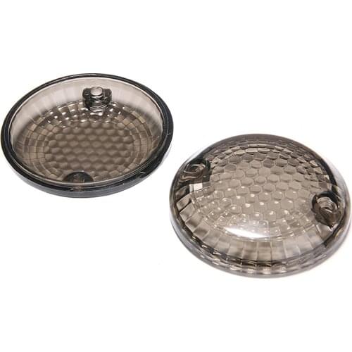 Mayitr 2PCS Smoke Turn Signal Lens for Suzuki Boulevard Intruder Marauder Savage Motorcycle Plastic Indicator Lens Cover