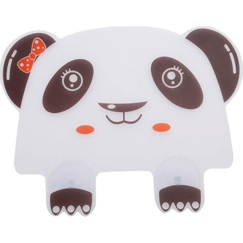Cute Panda Sucker Flap Sink Splash Water Impermeable Retaining Plate Splatter Screen Water Wash Basin Kitchen Rack Tools
