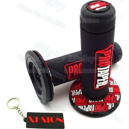 Soft Rubber Handgrips Hand Grips Red for MX Dirt Pit Bike ATV Quad Buggy Go Kart Motorcycle Motocross Motor Moped Scooter