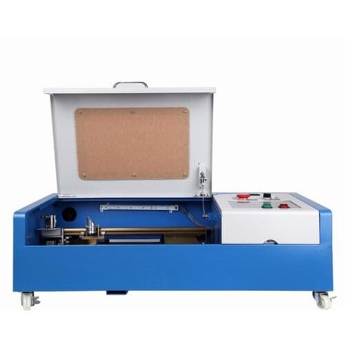 Update 40W CO2 USB Laser Engraving Cutting Engraver Machine with Water Pump 300x200mm
