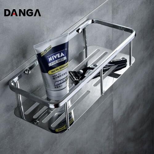 Bathroom Shelf Wall-mounted Storage Rack Shower Storage Basket Cosmetic Holder Shampoo Storage Box Bathroom Accessories