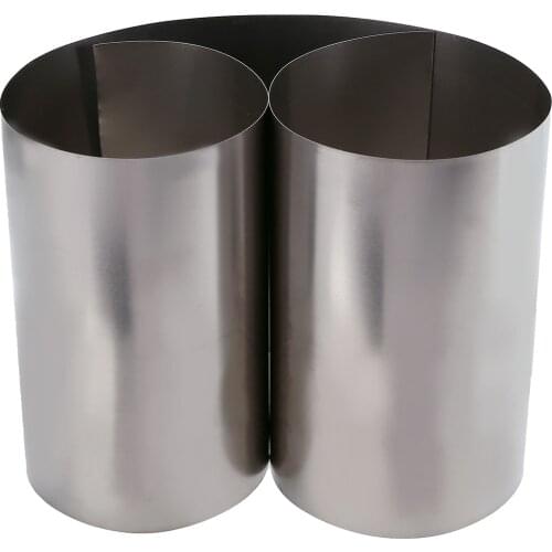 1pc Ti Gr2 Titanium Thin Metal Square Plate Sheet Foil Craft Silver 0.1*100*500mm Mayitr