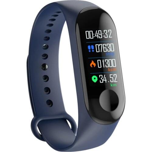 LCD Smart Color Screen Watch Wristband Heart Rate Sports Pedometer Monitoring Waterproof Bracelet Unisex Smartwatch Wristband