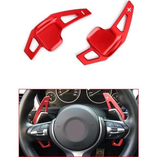Yubao For BMW 1 2 3 4 5 series X1 X2 X4 X5 i8 Red Aluminum Car Steering Wheel Paddle Shifter Extension Shift