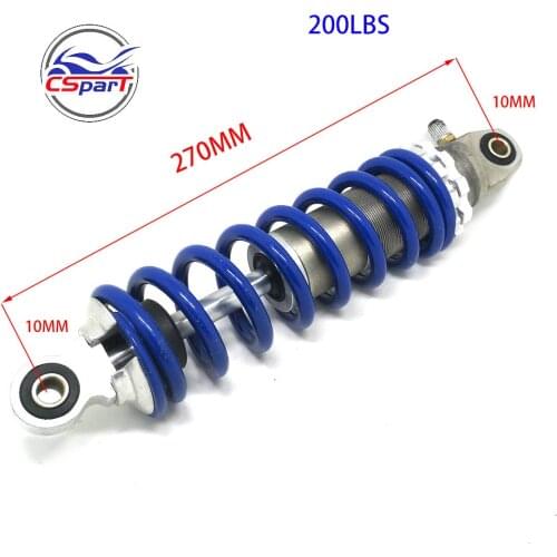 270MM Rear Shock 800LBS SDG CRF 110CC 125CC 140CC 150CC 200CC 250CC Dirt PIT BIKE
