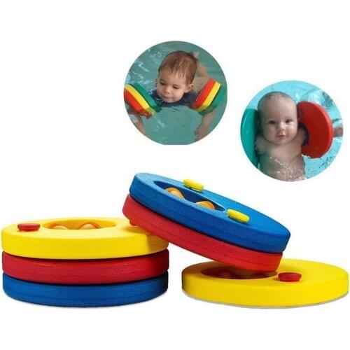 1pc Swim Discs Arm Bands Floating Sleeves EVA Foam Pool Float Board Swimming Exercises Circles Rings for Children