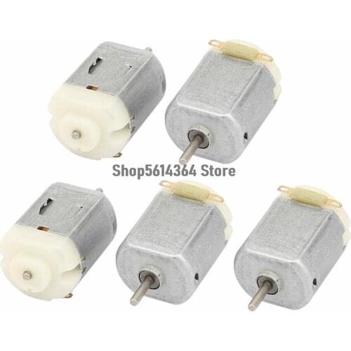 5 Pcs DC 3V 5000RPM Low Voltage Micro Mini Motor 130 Model for Toys DIY