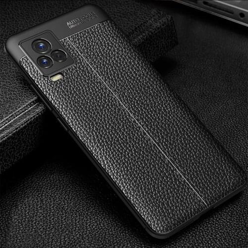IQOO 7 Case for Vivo iQOO 7 Litchi Pattern leather Soft TPU COVER for Vivo iQOO7 Coque for Vivo iQOO 7 Capa Fundas