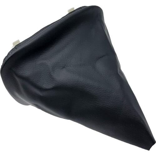 Black PU Leather Gear Shift Knob Gaiter Boot Case Frame Shifter Collar Cover for BMW E34 1988 1989 1990 1991 1992 1993 1994 1995