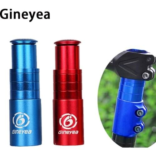 Gineyea Aluminum Alloy 28.6mm Bicycle Fork Stem Extender Bike Handlebar Rise Up Adapter For Height Increased Bicycle Accessories