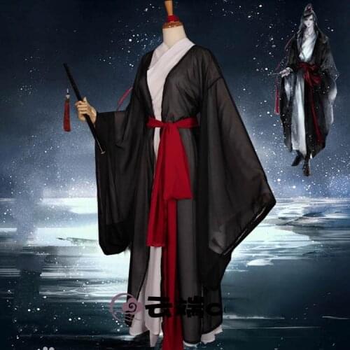 Wei Wuxian The Yiling Patriarch Cosplay Grandmaster of Demonic Cultivation Costume Wei Wuxian Mo Dao Zu Shi Custome Made Unisex