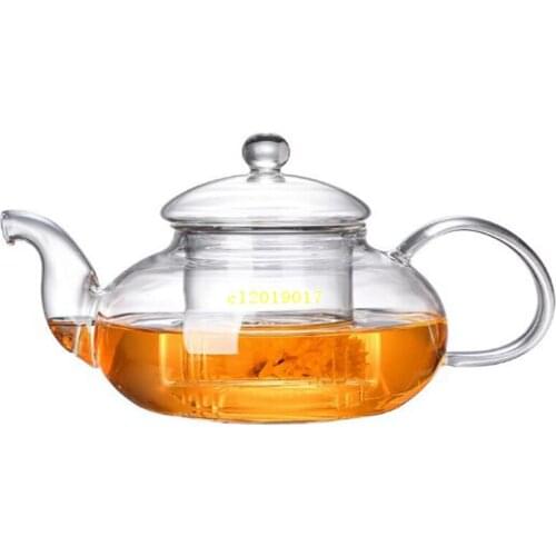 New Practical Resistant Bottle Cup Glass Teapot with Infuser Tea Leaf Herbal Coffee 400ML 100ml