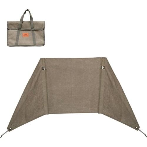 Outdoor Flame Retardant Canvas Burning Army Curtain Windshield Cloth Outdoor Picnic Windshield Canopy Burning Army Curtain