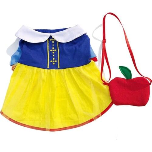 Princess Dress Pet Dogs Clothes Snow Skirt Pet Supplies Cat Clothing Luxury Party Evening Dress for Small Medium Large Dog