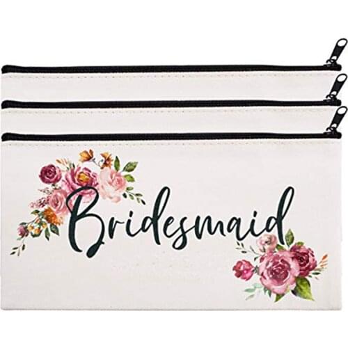 Mother of the Bride Wedding Cosmetic Bag Bridal Shower bachelorette hen night Party Bridesmaid gift engagement decoration favor