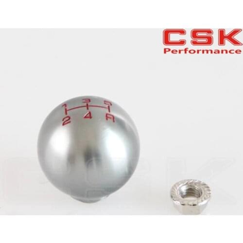 Universal 5 Speed Gear Knob / Silver Color / Auto Shift Gear Knob fit For CIVIC 5MT