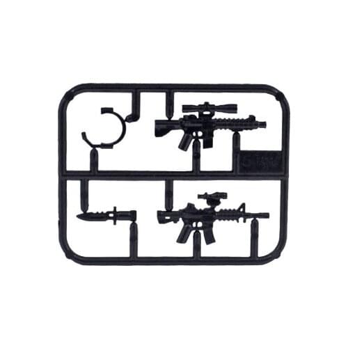 Military Weapon Gun Models Toys For Kids Figures Diy Creator Bricks Militarys Sets Compatible Building Army Soldiers Guns Brick