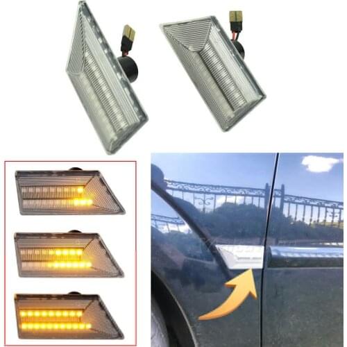 High Quality For Opel Vectra C 2002-2008 Signum 2003-2008 Car LED Turn Signals Side Marker Light Dynamic Flashing Lamp
