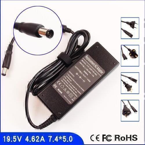 19.5V 4.62A Laptop Ac Adapter Charger for Dell ADP90VH B ADP90VH D 0YD9W8 0YY20N 332-1833 0MK947 0MM545 0MV2MM OC120H LA90PM130