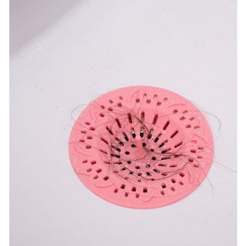 Anti-Clogging Drain Hair Stopper Cover Filter Sink Strainer Silicone Bathroom Kitchen Shower Supplies LX6626