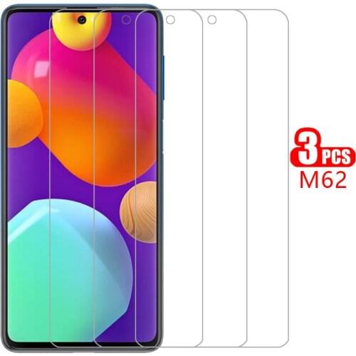 Protective tempered glass for samsung m62 screen protector on galaxy m 62 62m 6.7 film samsun samsumg sansung galaxi samsungm62