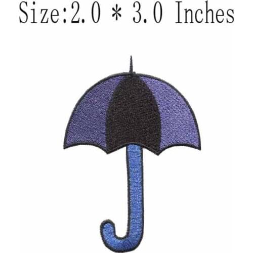 Umbrella 1.89"wide embroidery for embroidery ribbons/athlete patch/rainy day