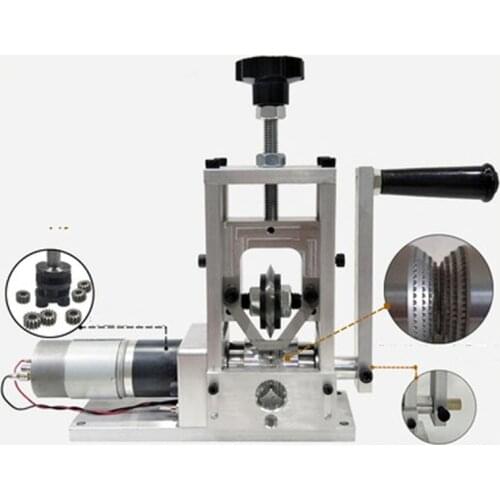 1 set of manual crimping machine and wire stripping machine, cable stripping machine, copper scrap stripping machine