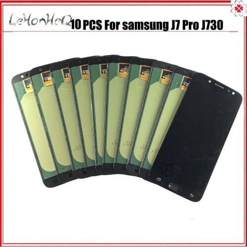 10 piece/lot LCD for SAMSUNG Galaxy J7 Pro 2017 J730 Display Touch Screen Digitizer Assembly for samsung J730F J730FM J730F