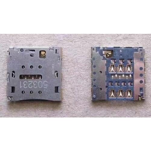 2pcs/Original New for Huawei P7 Mate7 P7-L07 L09 L00 C199 Sim card Holder Slot SIM card connector