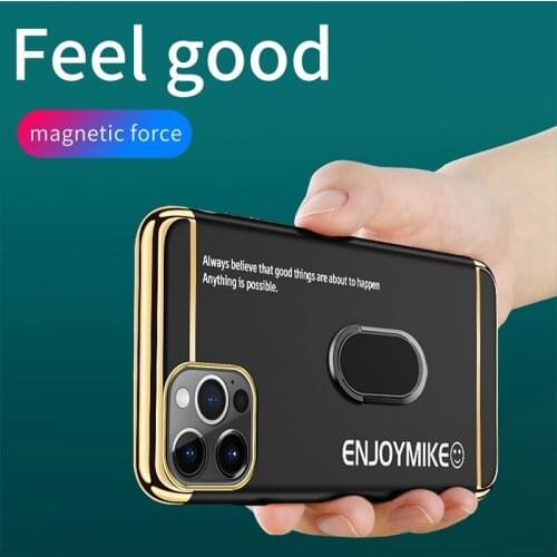 Boucho For iPhone 12 11 Pro Max X 12 mini XS Max XR Phnom Penh Plating Plastic Phone Cases For iPhone SE 7 8 6s plus Back Cover