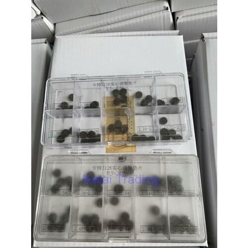 CAT3126 diesel Injector solid adjusting gasket Common Rail Injector CAT 3126B Shim Washer Sizes 2.20-2.60mm 100PCS