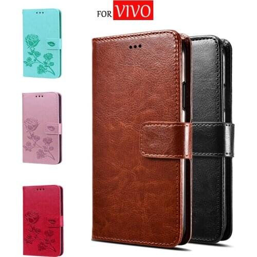 Leather Case For Vivo Y19 Y73 Flip Funda Wallet Case For Vivo Y71i Y71 Y75s Pattern Premium Cover Protective Phone Screen Coque