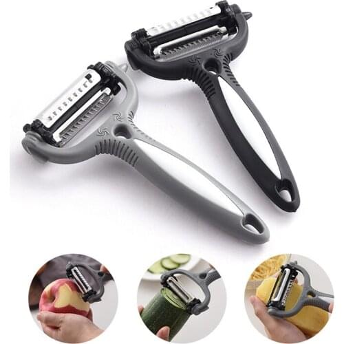 Jueqi Multifunction 360 Degree Vegetable Julienne Peeler Fruit Potato Carrot Grater Slicer Kitchen Accessories Cooking Tools