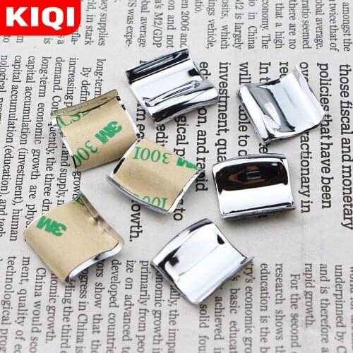 KIQI Interior Windows Lifter Button Protector Cover Sticker for Nissan Murano 2005-2014 Car Styling Accessories ABS Chrome Trim