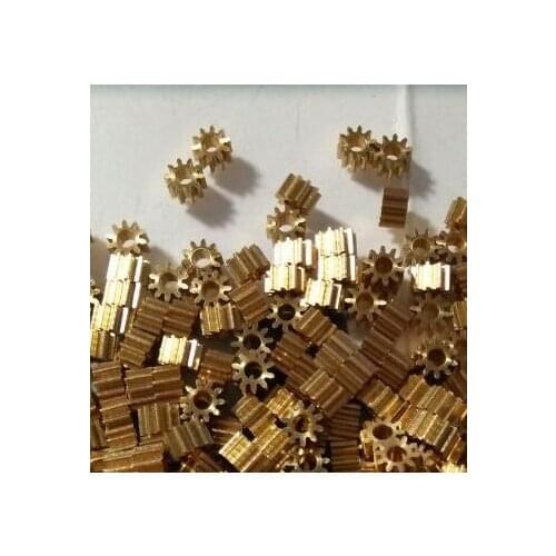 Copper gear,0.4M 18T 2.98MM diameter,0.4 module 18 teeth,For 2.98MM,fitting 3MM