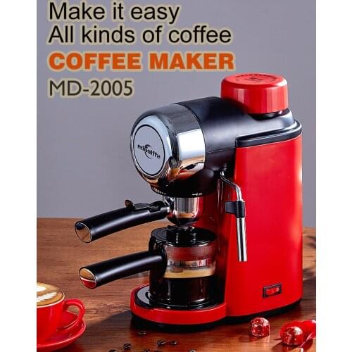 Mini Steam Fancy Milk Foam Semi Automatic Italian Coffee Maker 0.25L 5 Bar Cappuccino Latte Espresso Coffee Maker Machine Gift