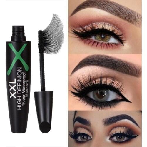 Fashion 3D Mascara Eye Cosmetics Waterproof Black Color Thick Cute Lengthening Eye Lashes Profession Cosmetics Mascaras Makeup