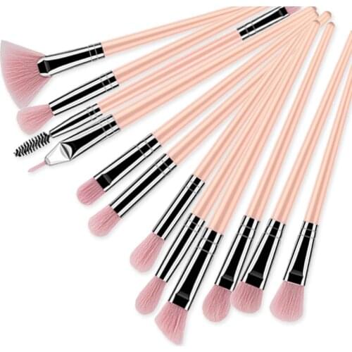 New Makeup Brushes Luxury Champagne For Foundation Powder Blush Eyeshadow Concealer Lip Eye Makeup Brush Cosmetics Beauty Tools