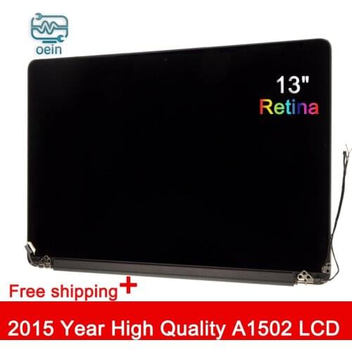 Strict Testing New LCD Screen For MacBook Pro Retina 13" A1502 LCD Assembly 2015 Year MF839 M841 Replacement component EMC 2835