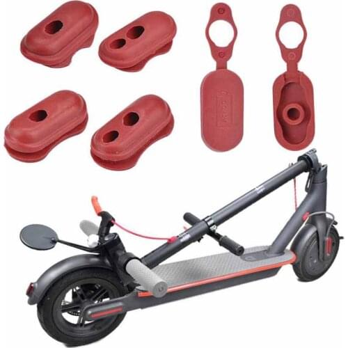 4PCS/1PC Charging Port Dust Plug For Xiaomi Mijia M365 Electric Scooter Skateboard Dust Plug Charging Port Rubber Case Stopper
