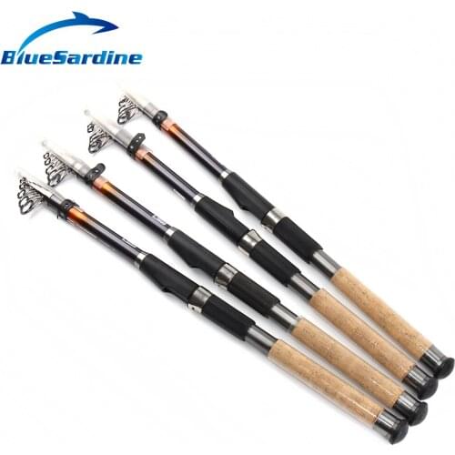 BlueSardine Fishing Rod Spinning Telescopic Rods Pole Sea Carp Fishing Tackle 2.1M 2.4M 2.7M 3.0M 3.6M
