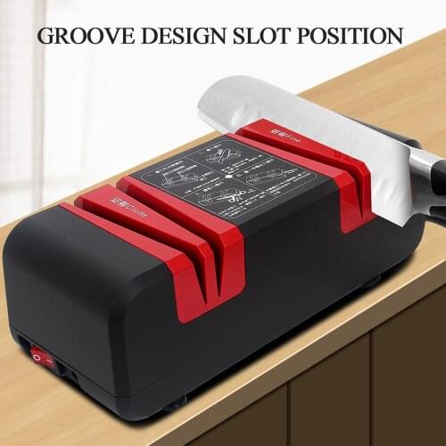 Knife Sharpener Intelligent Quick Cut Sharpener Household Electric Kitchen Cutter Grinder Automatic Cut Sharpeners